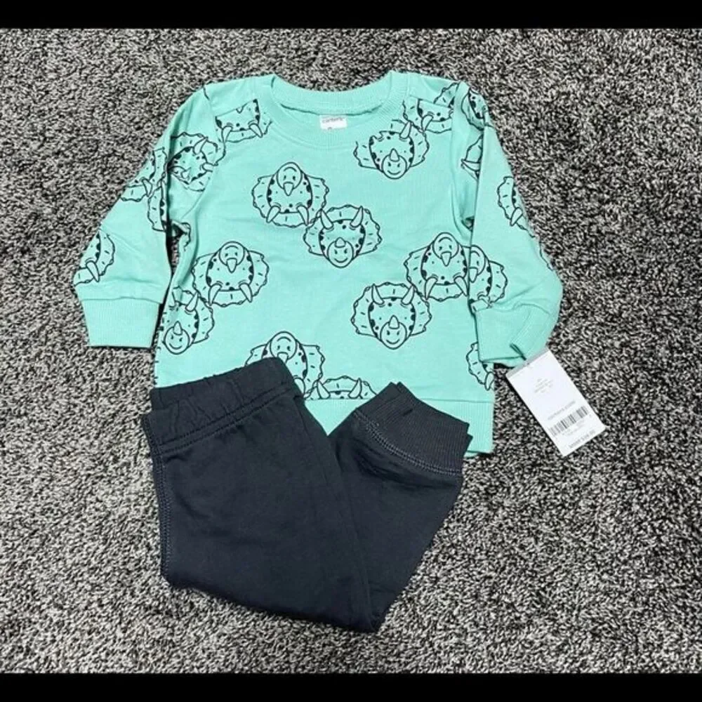 Carter's dinosaur outfit, 9M, New